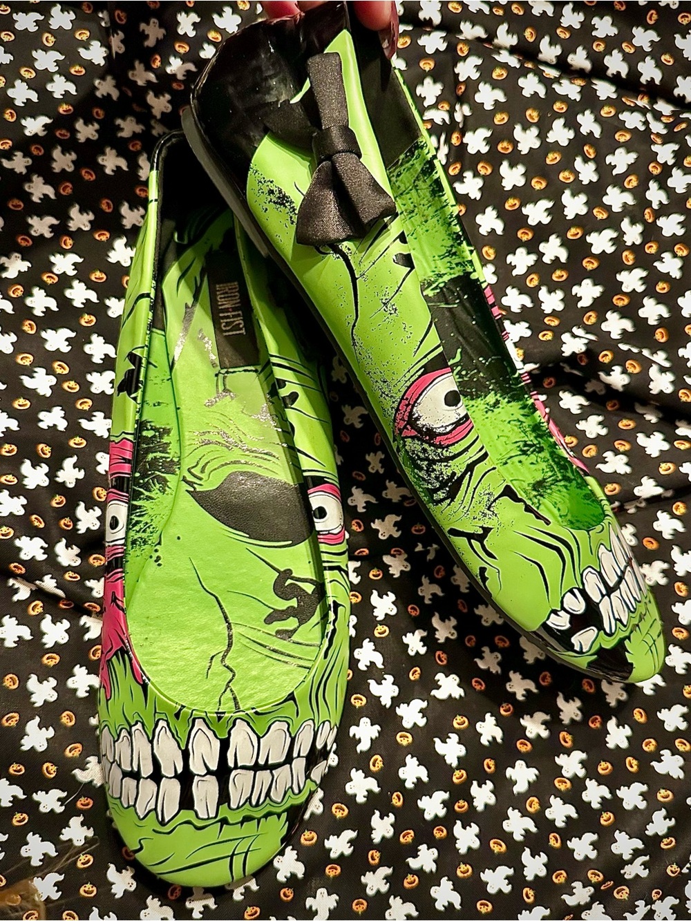 NWOT Rare Iron Fist Zombie Stomper Ballet Flats - Size 9